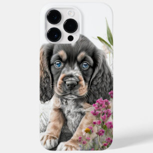 かわいい水色コッカースパニエル犬子犬 Case-Mate iPhone 14 PRO MAXケース