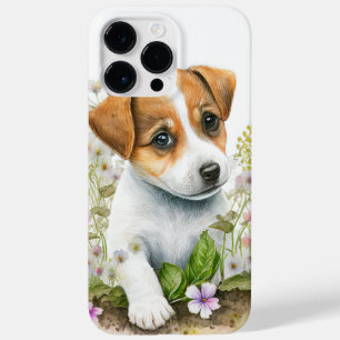 かわいい水色ジャックラッセルテリアパピードッグ Case-Mate iPhone 14 PRO MAXケース