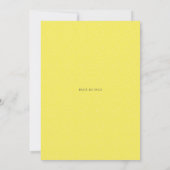 かわいい水色ドーナツ性別が赤ちゃんシャワーを明かす 招待状 (裏面)