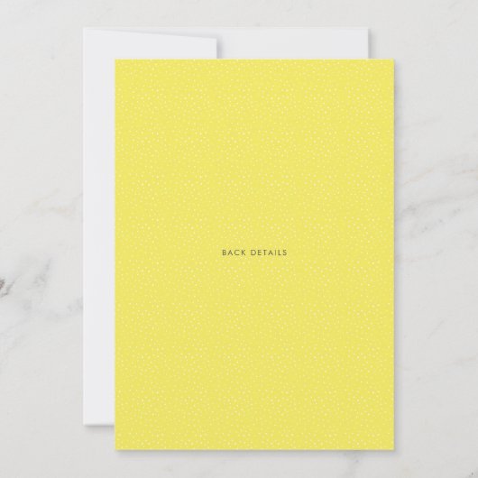 かわいい水色ドーナツ性別が赤ちゃんシャワーを明かす 招待状 (裏面)