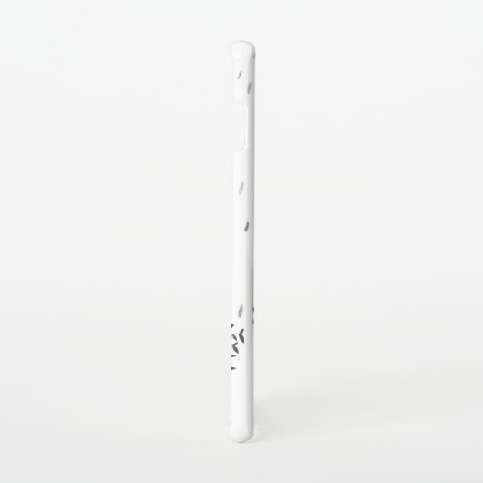 かわいい水色ハリネズミの雨の日お洒落 SAMSUNG GALAXYケース (右側)