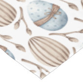 かわいい水色バニーイースター テーブルクロス (アングル)