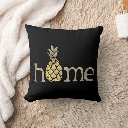 かわいい水色パイナップルカントリー装飾用クッション クッション (ブランケット)