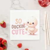 かわいい水色パステルベビーシック スタンダードランチョンナプキン (インサイチュ)