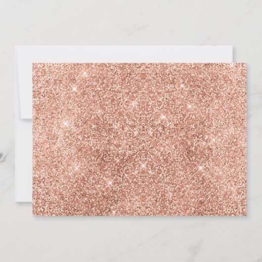 かわいい水色フローラバタフライガールベビーシャワー 招待状 (裏面)