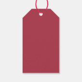 かわいい水色ペンギンサンタクリスマスパーティー子 ギフトタグ (裏面)