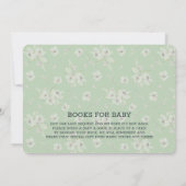 かわいい水色ペンギン男女兼用ベビーシャワー 招待状 (裏面)