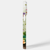 かわいい水色ポメラニア犬パップドッグ Case-Mate iPhoneケース (裏面 / 右)