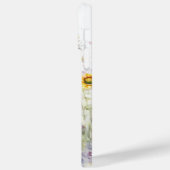 かわいい水色ヨークシャーテリアパピーの花 Case-Mate iPhoneケース (裏面 / 左)