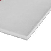 かわいい水色レインボーハート カッティングボード (角)