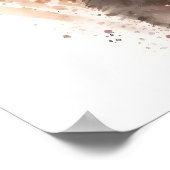 かわいい水色レッドパンダ子供部屋モチベーション ポスター (角)