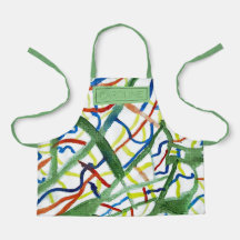 かわいい水色抽象芸術の色合い緑