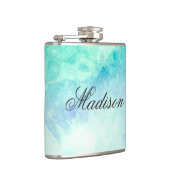 かわいい水色 フラスク (右)