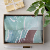 かわいい水道色の切り離し 薄葉紙 (ギフト)