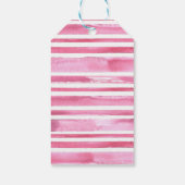 かわいい氷のポップ・アートの誕生日の水の色のポピクル ギフトタグ (裏面)