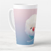 かわいい氷の犬 カフェラテマグ (左アングル)