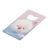 かわいい氷の犬 クレジットカード栓抜き (裏面アングル)