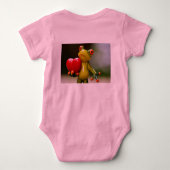 かわいい求婚 ベビーボディスーツ (裏面)