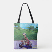 かわいい決勝線トート トートバッグ (裏面)