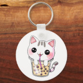 かわいい泡茶 キーホルダー (正面)