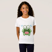 かわいい泣きカエル Tシャツ (正面フル)