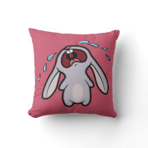 かわいい泣き叫びのバニーのリバーシブル