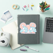 かわいい泣き熊のカーワッペン 防水 シール (iPadカバー)
