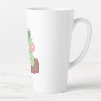 かわいい泣き顔のカエル 子供Tシャツ | かわいいカエル カフェラテマグ