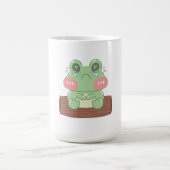 かわいい泣き顔のカエル 子供Tシャツ | かわいいカエル コーヒーマグカップ (中央)