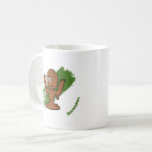 かわいい泥田坊 ゆかいな妖怪 コーヒーマグカップ (正面左)