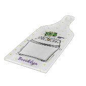 かわいい洗濯機ランドリー漫画イラストレーション カッティングボード (角)