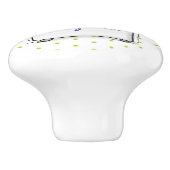 かわいい洗濯機ランドリー漫画イラストレーション セラミックノブ (側面)