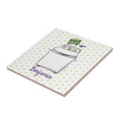 かわいい洗濯機ランドリー漫画イラストレーション タイル (側面)