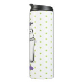 かわいい洗濯機ランドリー漫画イラストレーション タンブラー (回転右)