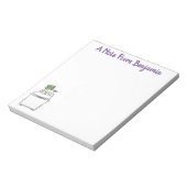 かわいい洗濯機ランドリー漫画イラストレーション ノートパッド (回転)