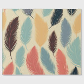 かわいい洗練されたプレミアムモノグラム子供の誕生日 ラッピングペーパー (フラット)