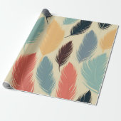 かわいい洗練されたプレミアムモノグラム子供の誕生日 ラッピングペーパー (アンロールド)