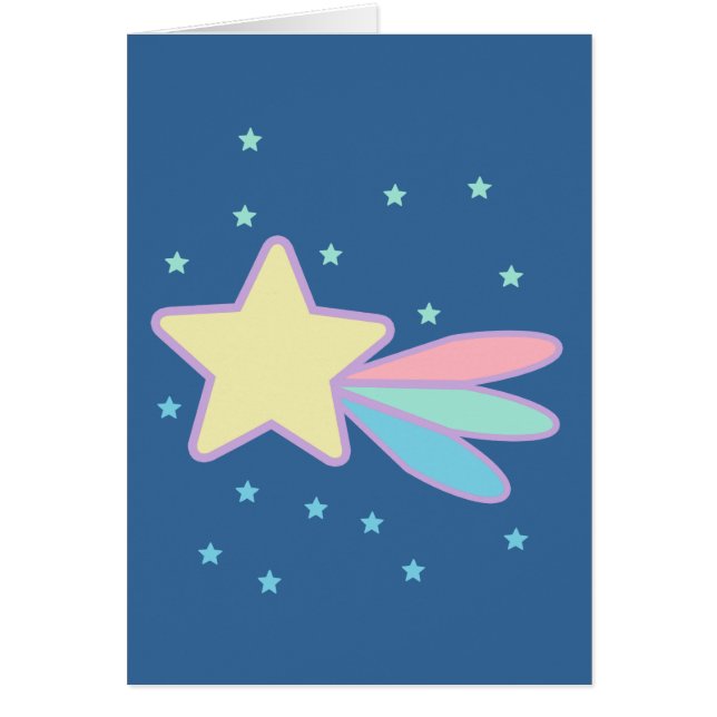 かわいい流れ星 彗星 (正面)