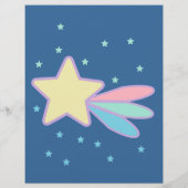 かわいい流れ星 彗星 チラシ (裏面)