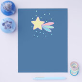 かわいい流れ星 彗星 チラシ (シングル)