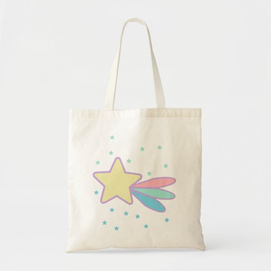 かわいい流れ星 彗星 トートバッグ (正面)