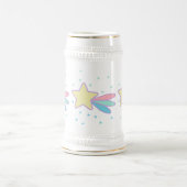 かわいい流れ星 彗星 ビールジョッキ (中央)