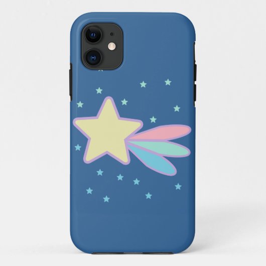 かわいい流れ星 彗星 Case-Mate iPhoneケース (裏面)