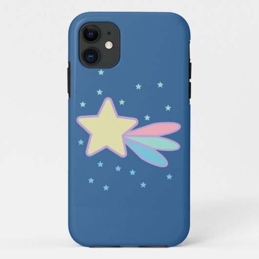 かわいい流れ星 彗星 Case-Mate iPhoneケース (裏面)