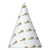 かわいい浮動カワウソ パーティーハット (右)