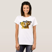 かわいい浮気マンガのジャガー女性Tシャツ Tシャツ (正面フル)