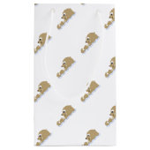 かわいい浮遊カワウソ スモールペーパーバッグ (裏面)