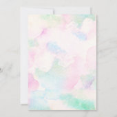 かわいい海おむつラッフルチケットカード 招待状 (裏面)