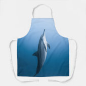 かわいい海のイルカ エプロン (正面)