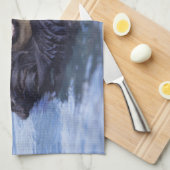 かわいい海のオーター |アラスカ（米国） キッチンタオル (四つ折り)